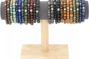 merveille du monde homme bracelet turquoise afrique 6 mm